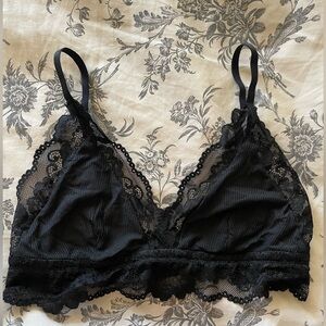 Elegant Black Lace Bralette